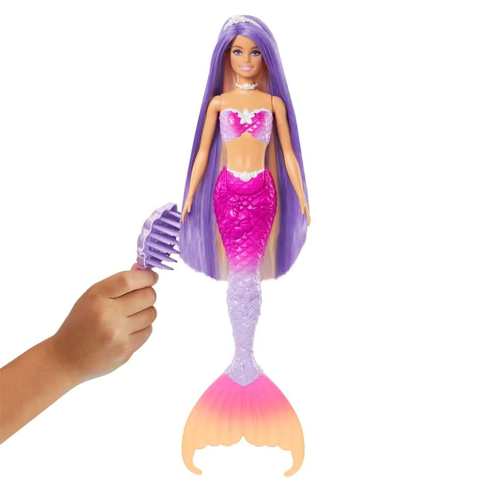 Papusa sirena cu culori schimbatoare Barbie Fairies and Mermaids - poza 5