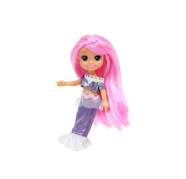Papusa Sirena in cornet DREAMEEZ Doll Mermaid 12 cm diverse modele - poza 3
