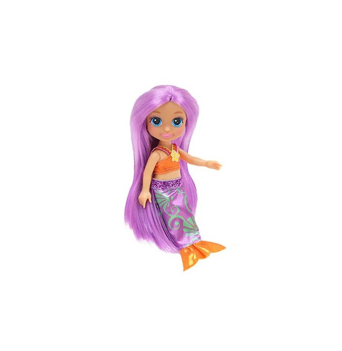 Papusa Sirena in cornet DREAMEEZ Doll Mermaid 12 cm diverse modele - poza 4