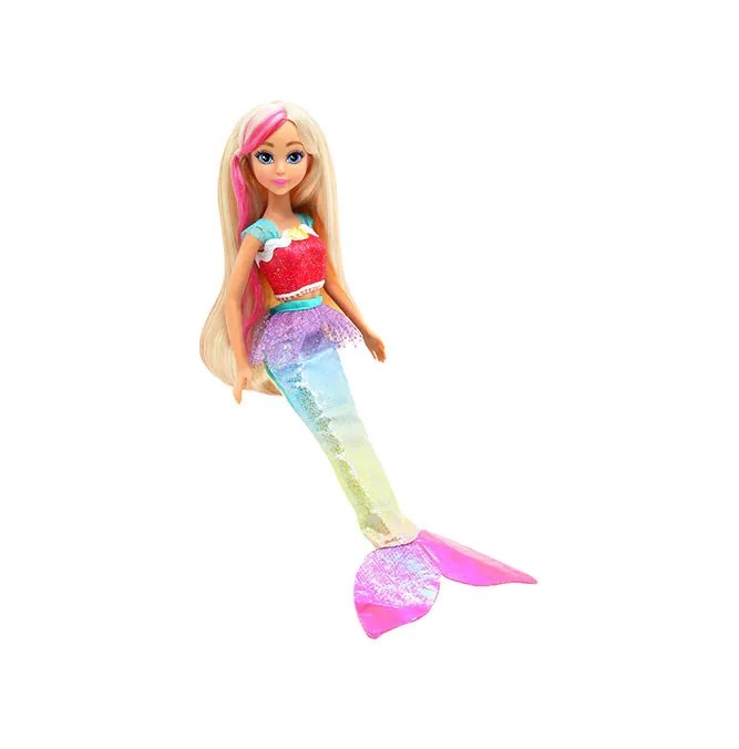 Papusa sirena in cornet DREAMEEZ Doll Mermaid 29 cm diverse modele - poza 3