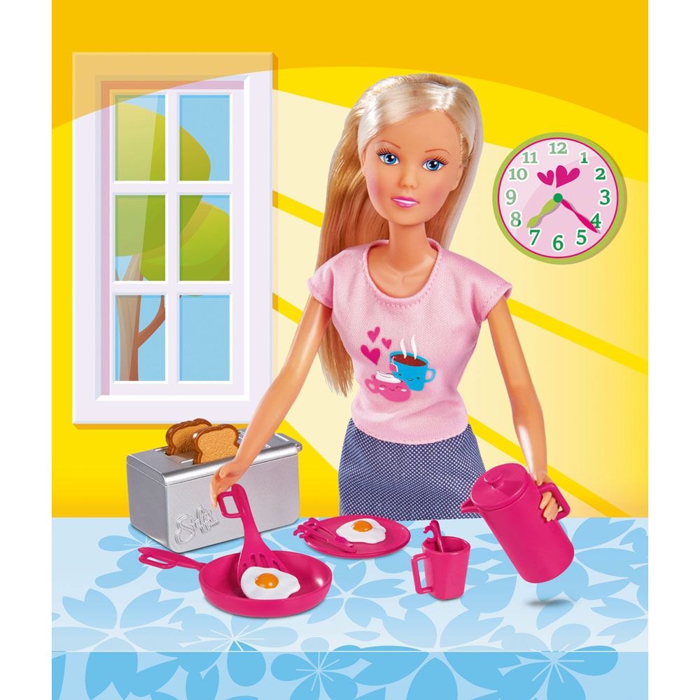 Papusa Steffi Love Breakfast 29 cm - poza 5
