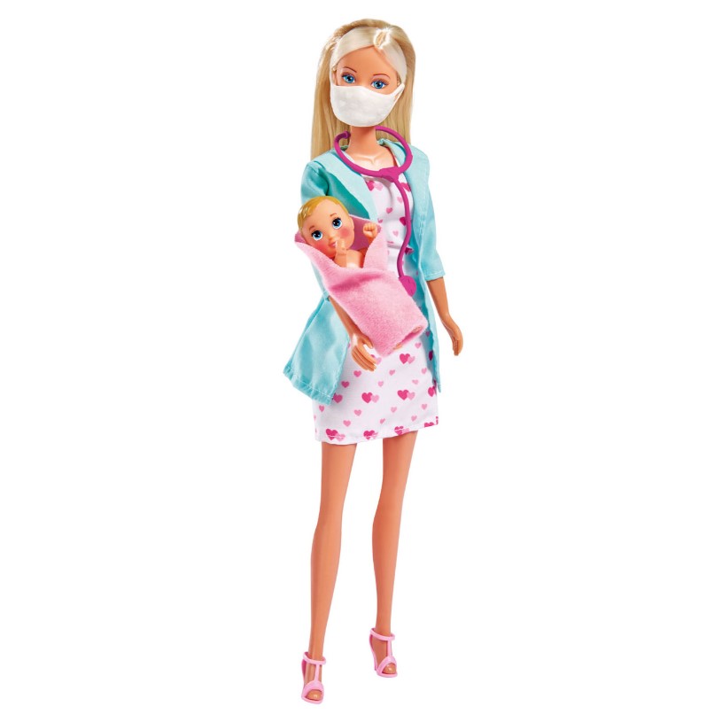 Papusa Steffi Love Pediatru cu accesorii 29 cm - poza 1