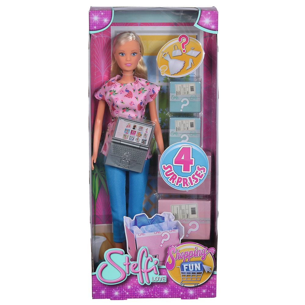 Papusa Steffi Love Shopping Fun 29 cm - poza 2