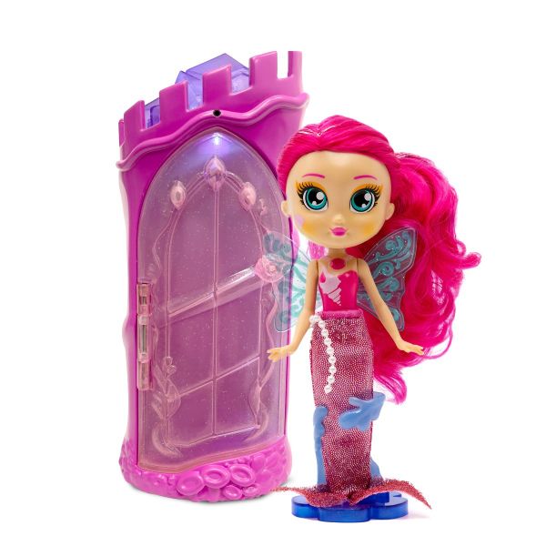 Papusa surpriza Bright Fairy Friends Sirena, castel si accesorii - poza 3