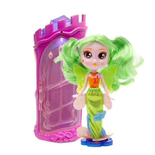Papusa surpriza Bright Fairy Friends Sirena, castel si accesorii - poza 5
