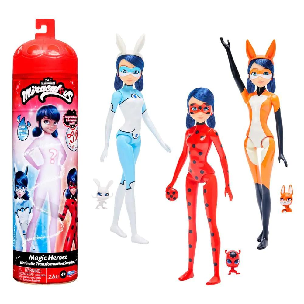 Papusa surpriza Miraculous Lady Bug Magic Reveal - poza 1