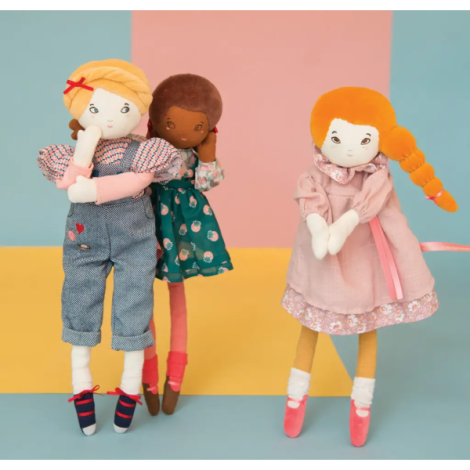 Papusa textila mademoiselle eglantine, moulin roty - poza 3