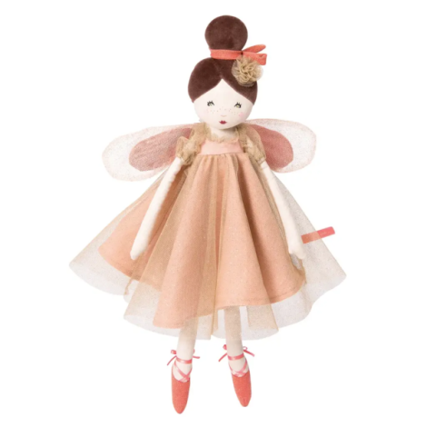 Papusa textila zana 45 cm, moulin roty - poza 2