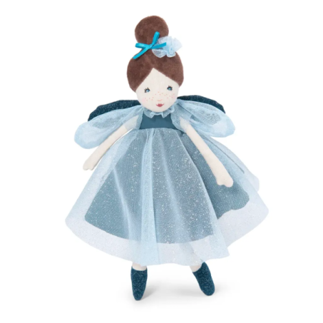 Papusa textila zana albastra 30 cm, moulin roty - poza 2