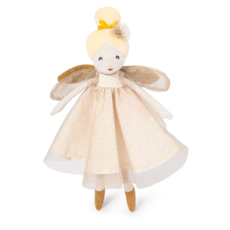 Papusa textila zana aurie 30 cm, moulin roty - poza 2