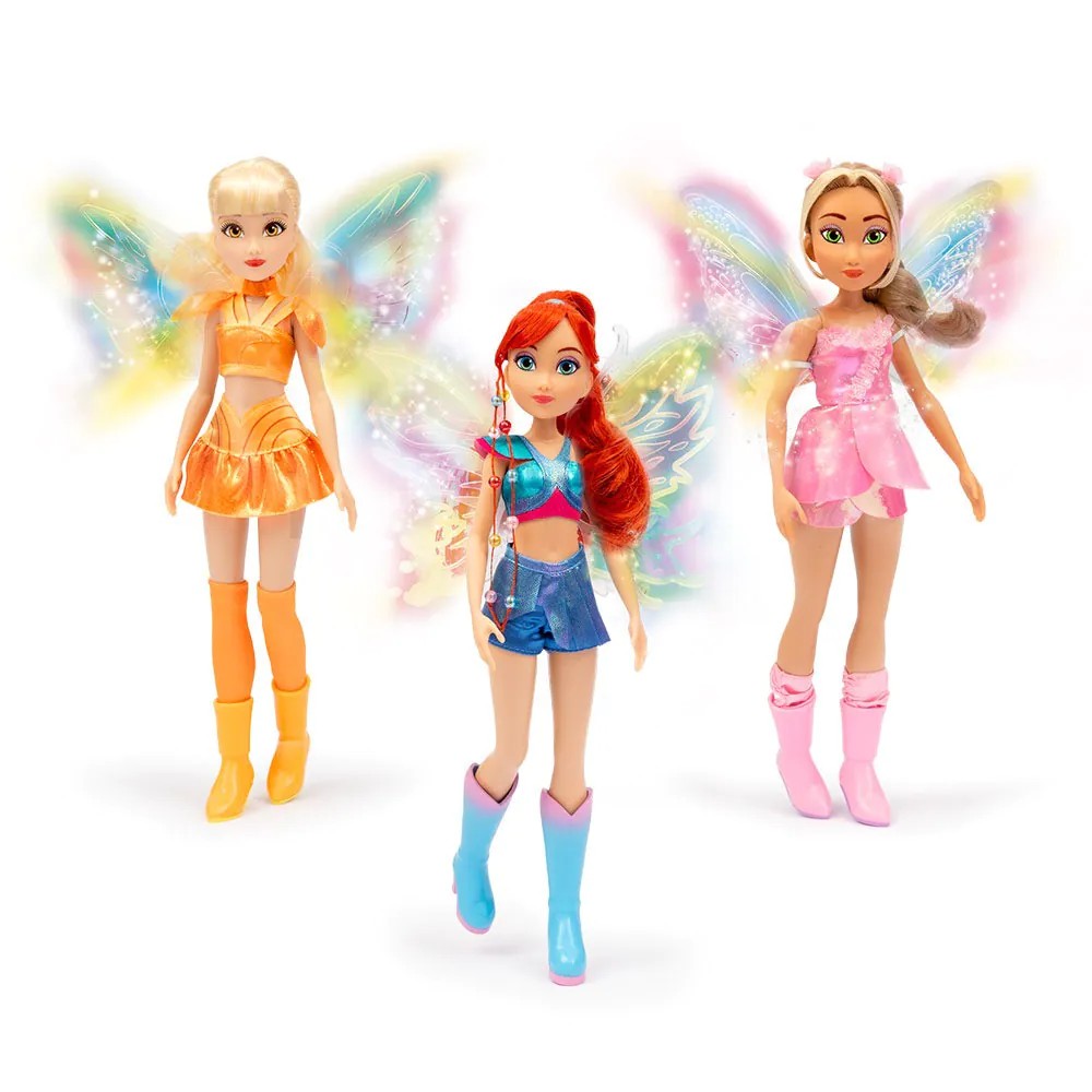 Papusa Winx Fairy Light cu aripi luminoase 27 cm diverse modele - poza 2