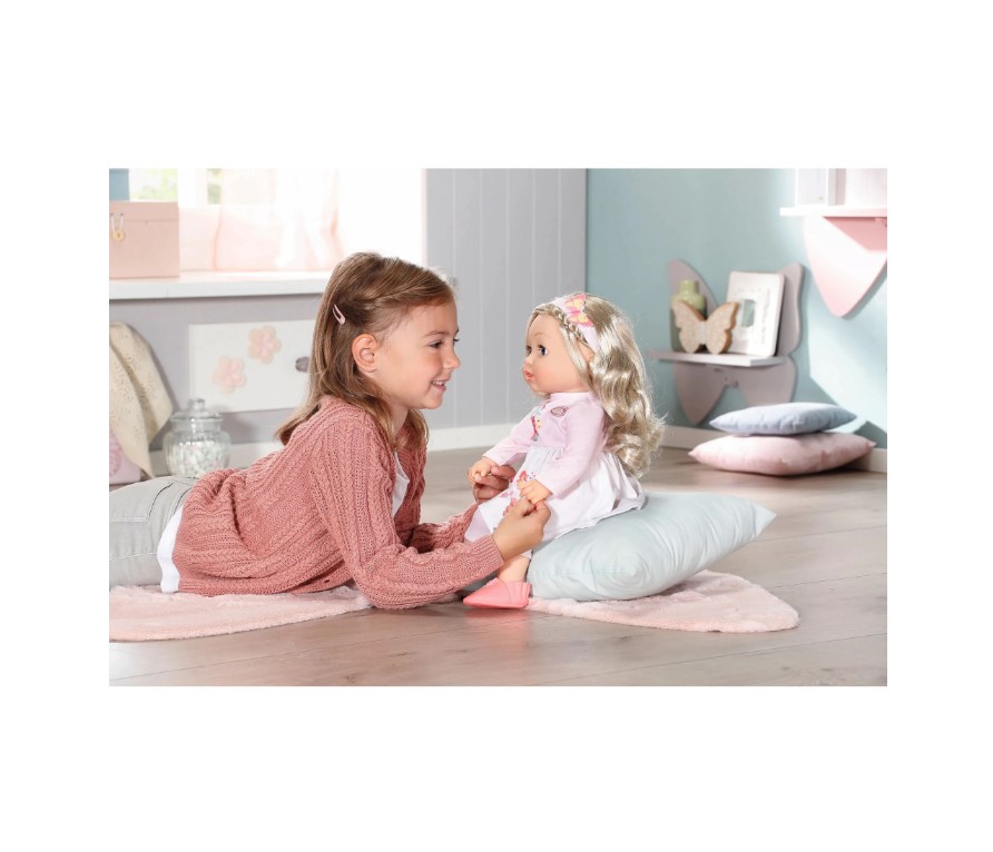 Papusa Zapf Baby Born Annabell Sophia Blonda 43 cm - poza 4