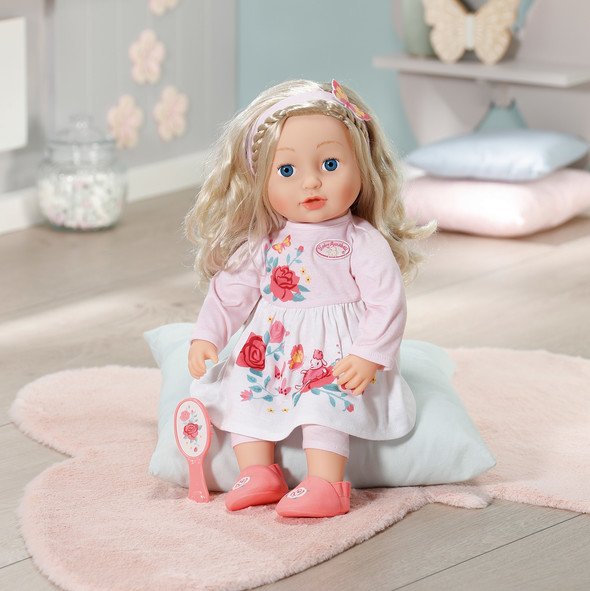 Papusa Zapf Baby Born Annabell Sophia Blonda 43 cm - poza 5