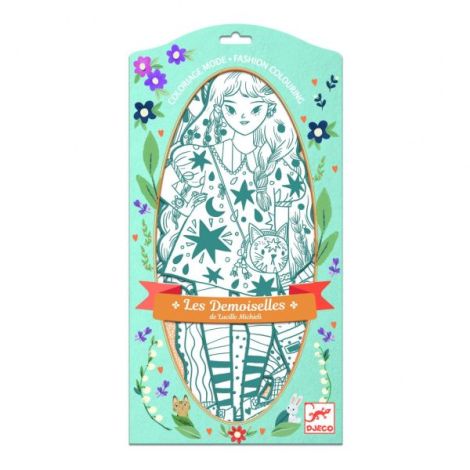 Parada modei de colorat, Angel si prietenele, Djeco - poza 1