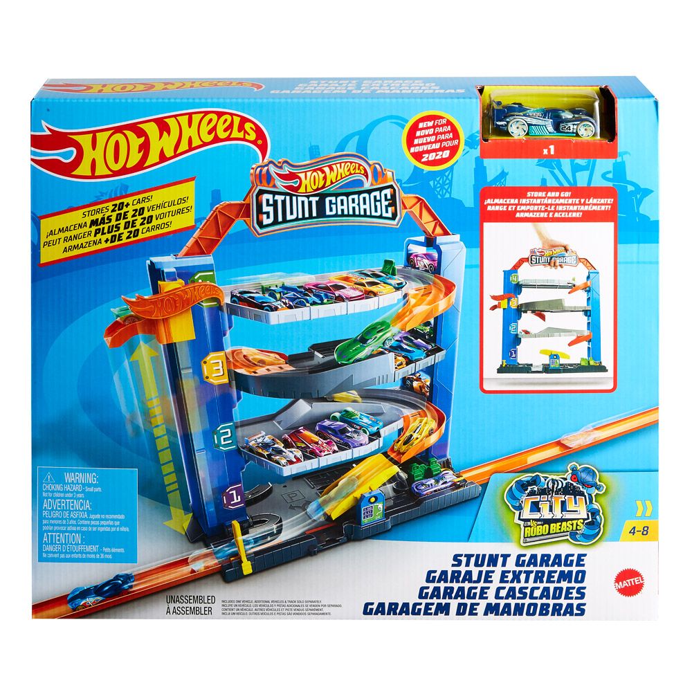 Parcare supraetajata Hot Wheels Stunt Garage - poza 2