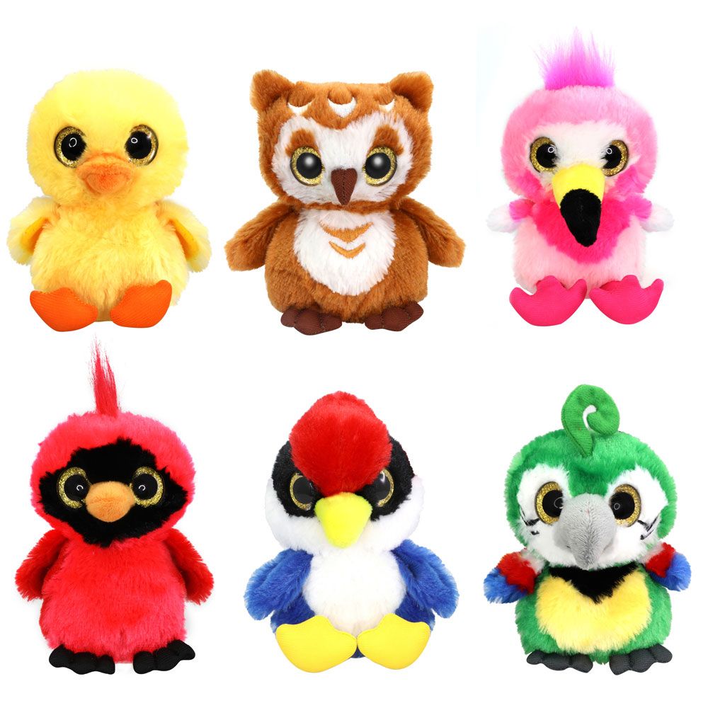 Pasare din plus cu sunete Cutekins Tweet Peeps 12 cm - poza 2