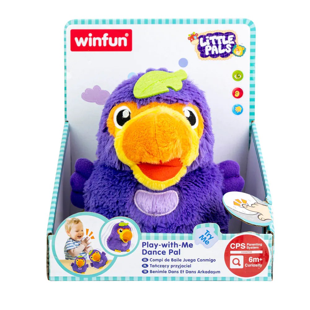Pasare Tucan de plus interactiva Winfun Play with Me Dance Pal - poza 2