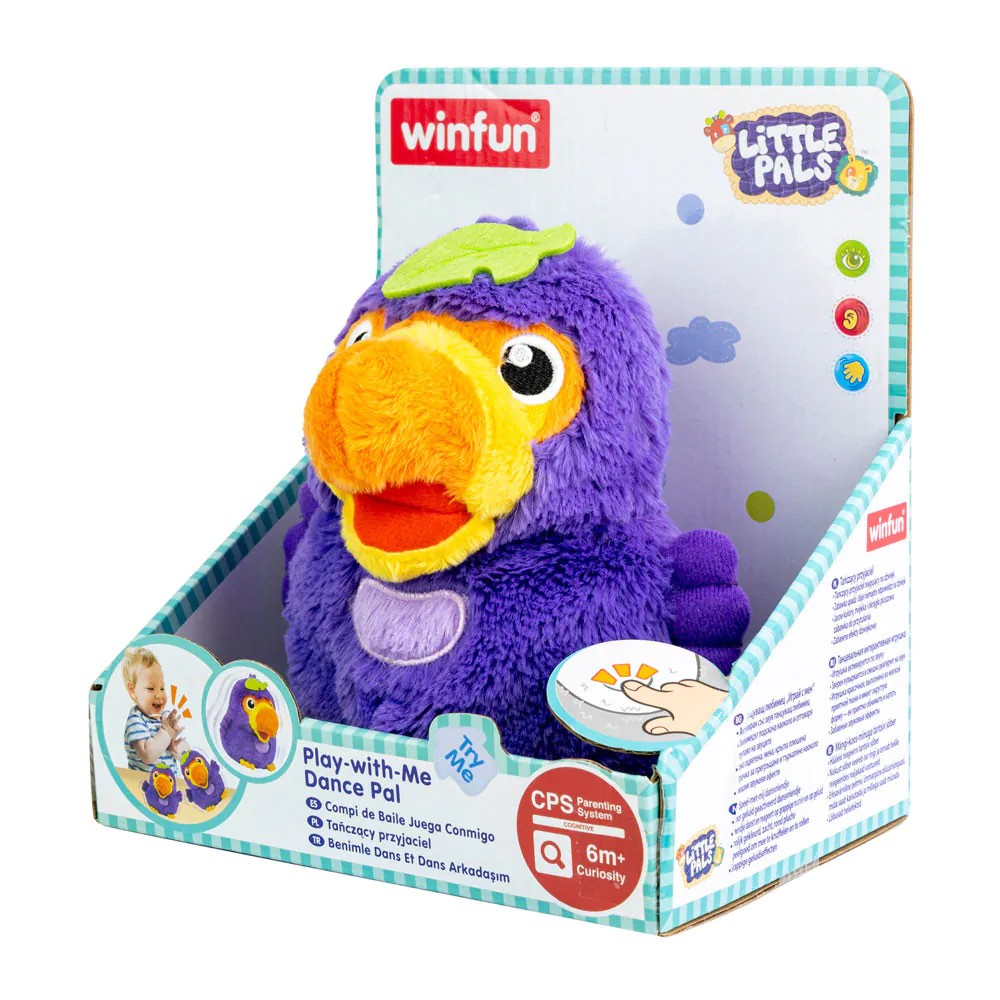 Pasare Tucan de plus interactiva Winfun Play with Me Dance Pal - poza 3