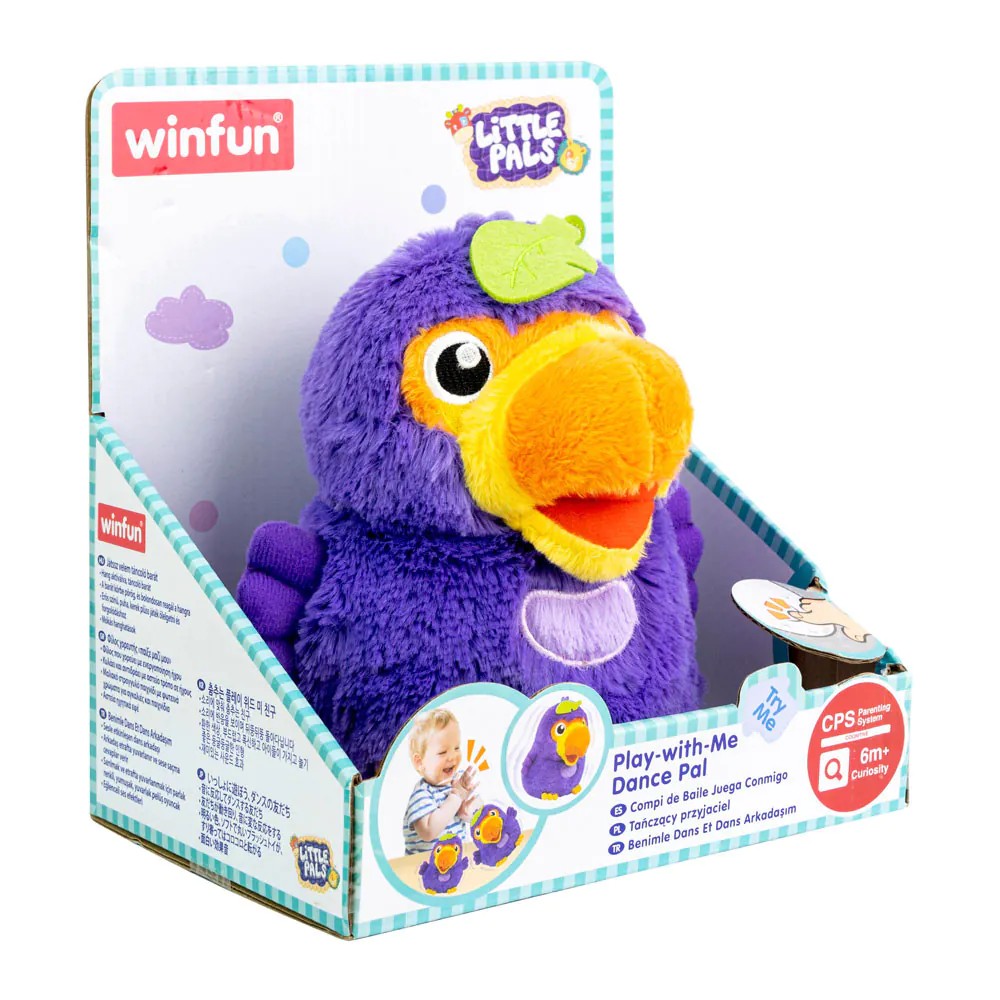 Pasare Tucan de plus interactiva Winfun Play with Me Dance Pal - poza 4
