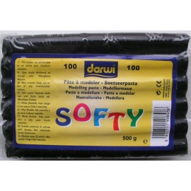 Pasta de modelaj neagra Darwi - 500g