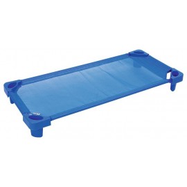 Pat gradinita Superpozabil,132 cm Albastru - poza 3