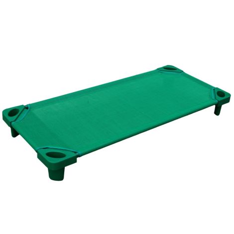 Pat Premium stivuibil verde pentru gradinita - poza 1