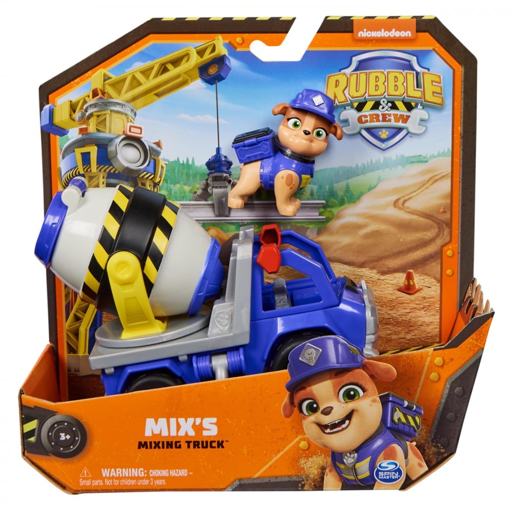 PATRULA CATELUSILOR RUBBLE SI ECHIPA VEHICUL DE BAZA MIX