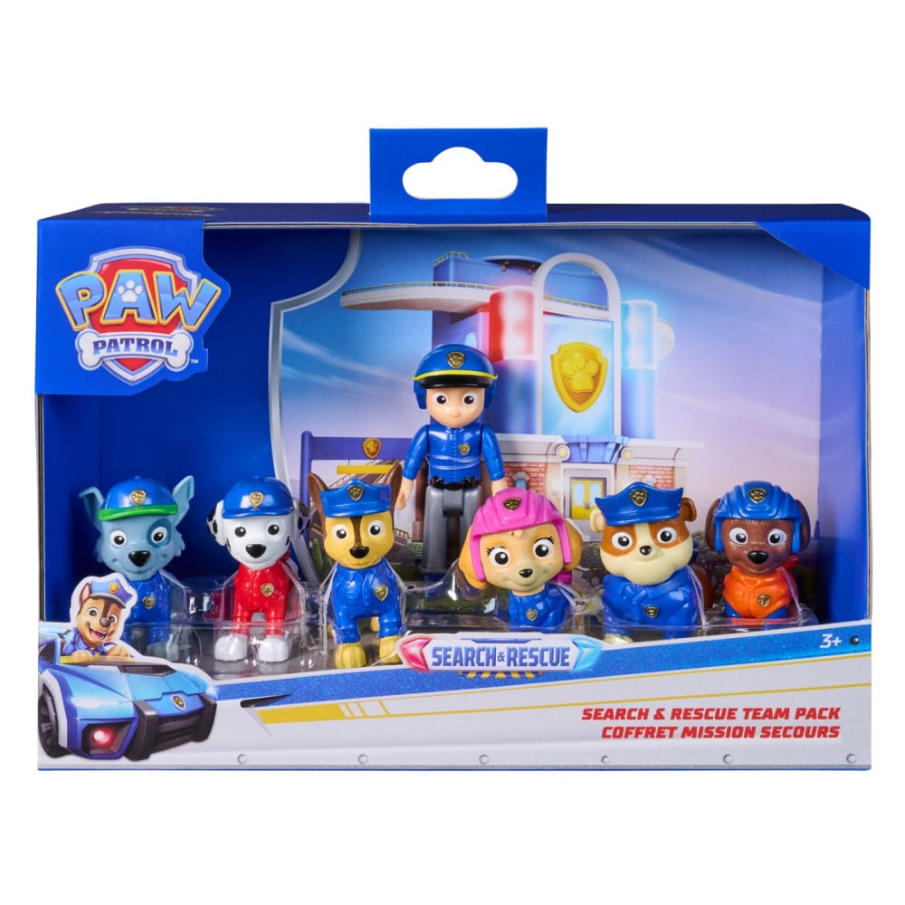 PATRULA CATELUSILOR SET FIGURINE ECHIPA CAUTARE SI SALVARE