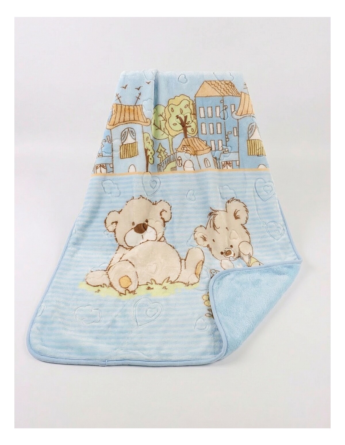 Patura groasa Garden and Bear, blue