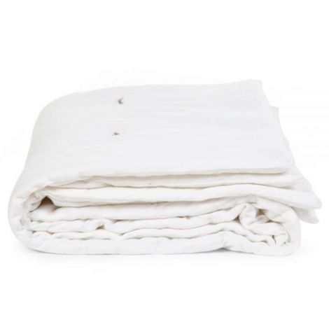 Patura matlasata Childhome 140x100 cm Jerse, Ecru - poza 2