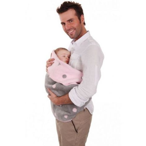 Paturica bebelusi Bumbac Buline 75x100 Womar Zaffiro AN-KBB-01 - poza 3