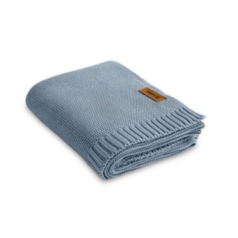 Paturica de bumbac si bambus Sensillo 100x80 cm Jeans - poza 1