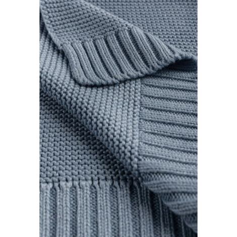 Paturica de bumbac si bambus Sensillo 100x80 cm Jeans - poza 3