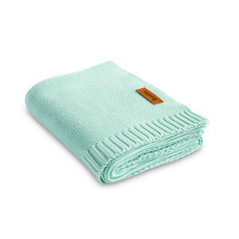Paturica de bumbac si bambus Sensillo 100x80 cm Menta - poza 1