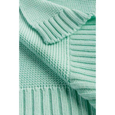 Paturica de bumbac si bambus Sensillo 100x80 cm Menta - poza 3