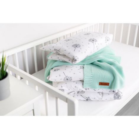 Paturica de bumbac si bambus Sensillo 100x80 cm Menta - poza 5