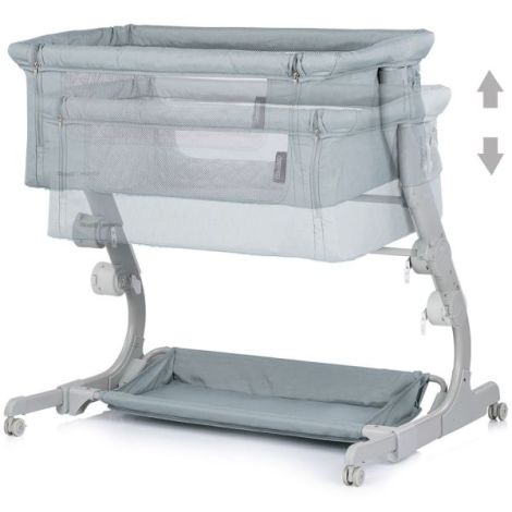 Patut co-sleeper Chipolino Eleganza cu laterala culisanta basil - poza 2