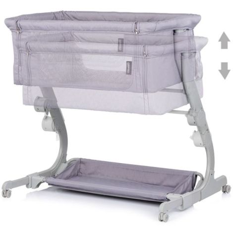 Patut co-sleeper Chipolino Eleganza cu laterala culisanta cloud - poza 2