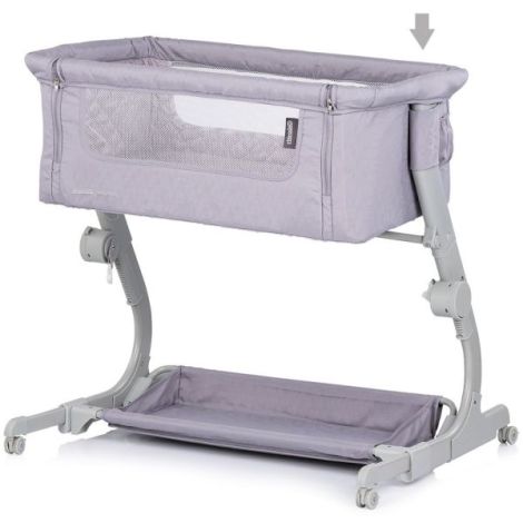 Patut co-sleeper Chipolino Eleganza cu laterala culisanta cloud - poza 3