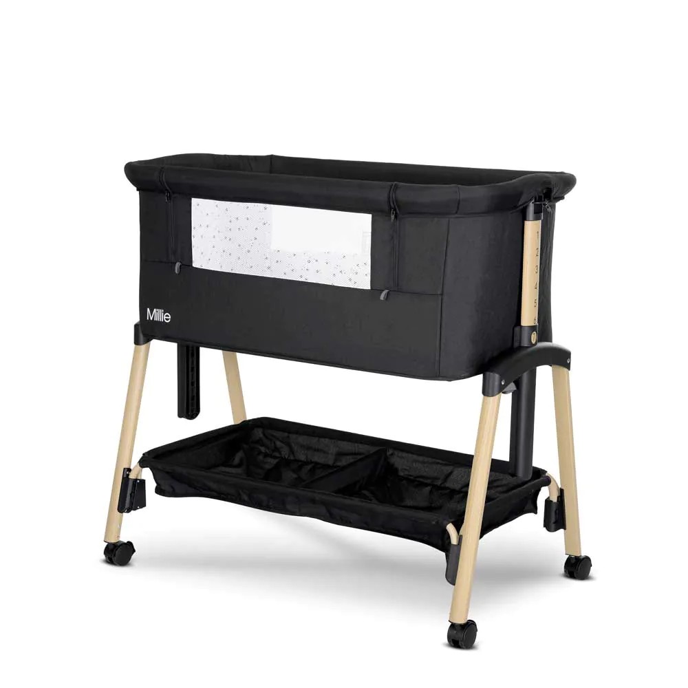 Patut co-sleeper Lorelli Premium Millie Black - poza 1