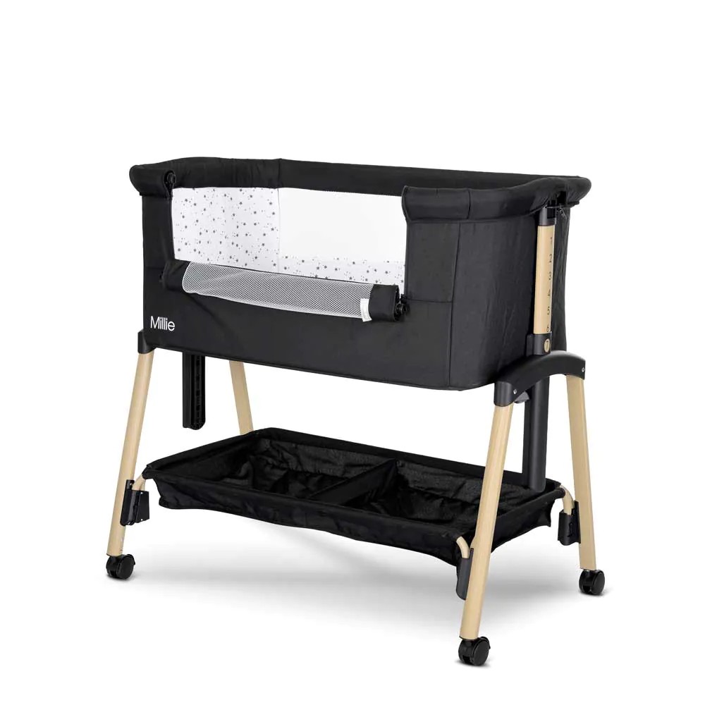 Patut co-sleeper Lorelli Premium Millie Black - poza 4