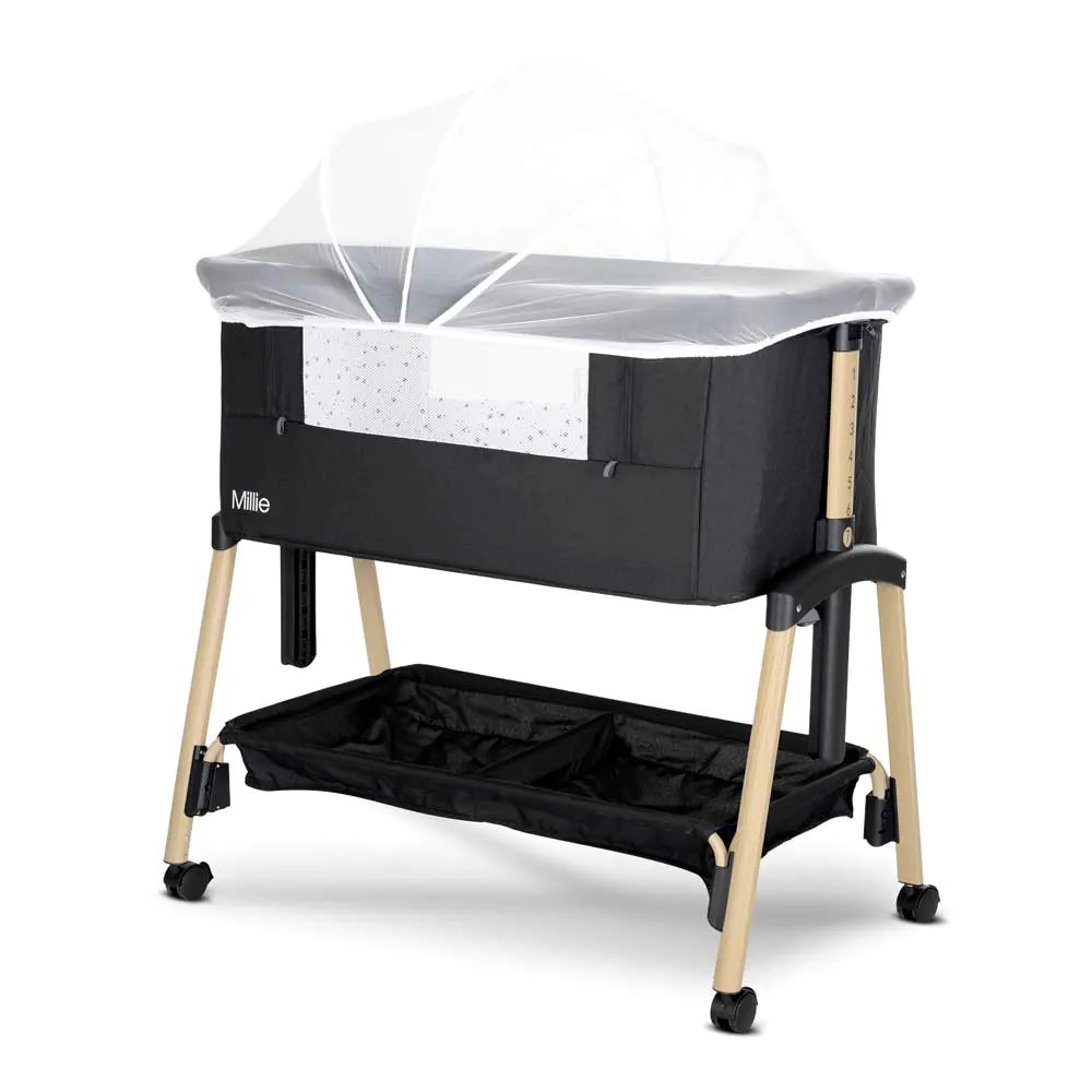 Patut co-sleeper Lorelli Premium Millie Black - poza 5
