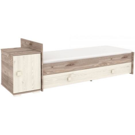 Patut copii transformabil din lemn cu 5 sertare Hubners Sofia Multi Kombi 120x70 cm crem nisip - poza 4