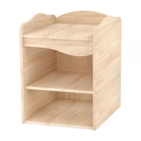 Patut copii transformabil din lemn Hubners Eva Kombi 120x60 cm natur - poza 2