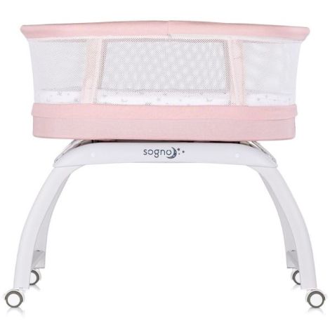 Patut cu leganare si cantar integrat Chipolino Sogno 2 in 1 pink - poza 4