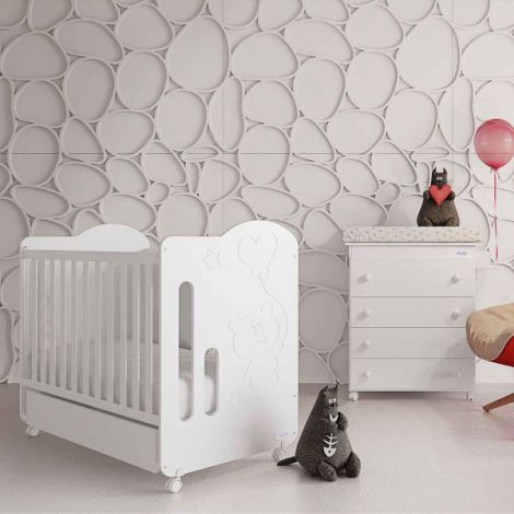 Patut Micuna Sweet Globito 120x60cm Alb - poza 5