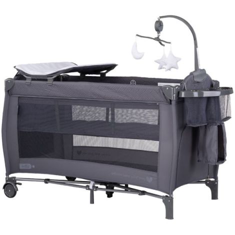 Patut pliabil Chipolino Bella anthracite - poza 1