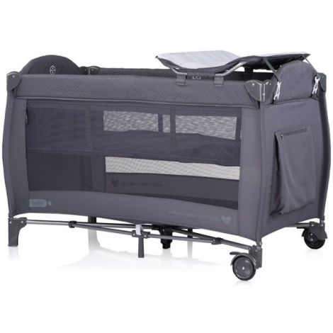 Patut pliabil Chipolino Bella anthracite - poza 2