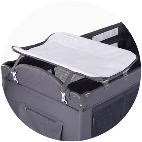 Patut pliabil Chipolino Bella anthracite - poza 3