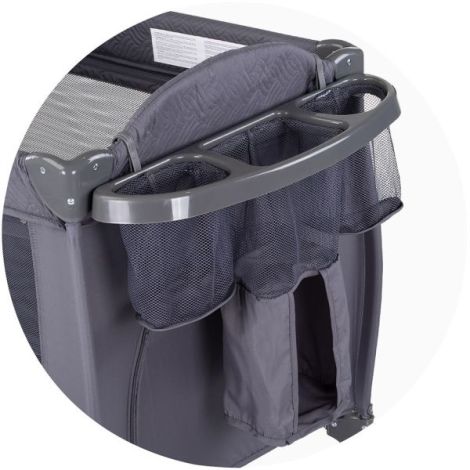 Patut pliabil Chipolino Bella anthracite - poza 4